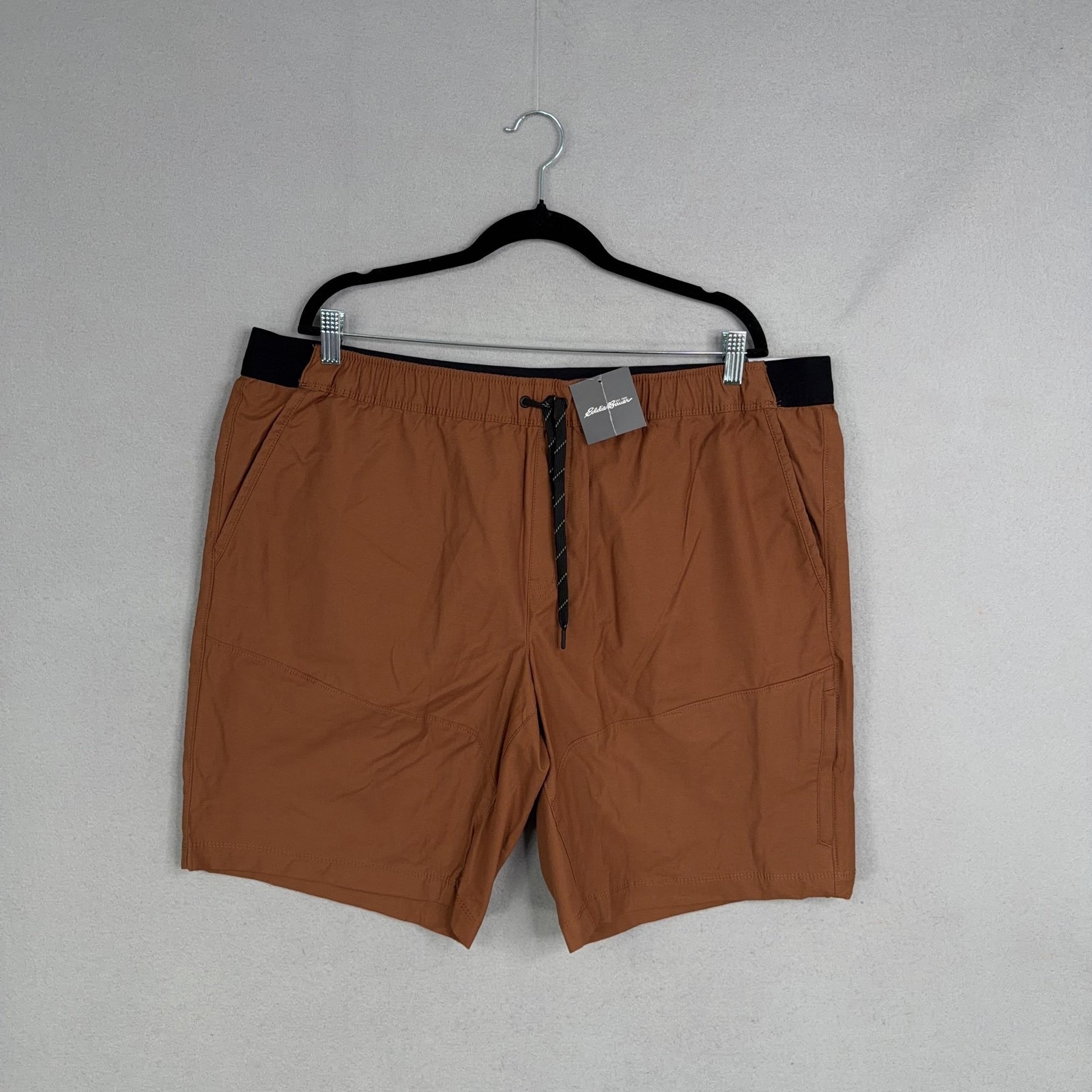 Eddie Bauer Shorts Mens 2xl Brown 10 In Ultimate Adventure Pull On Hiking Active